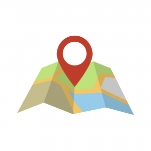 Vector of a Google-Like Location Icon. Contractor 20/20.