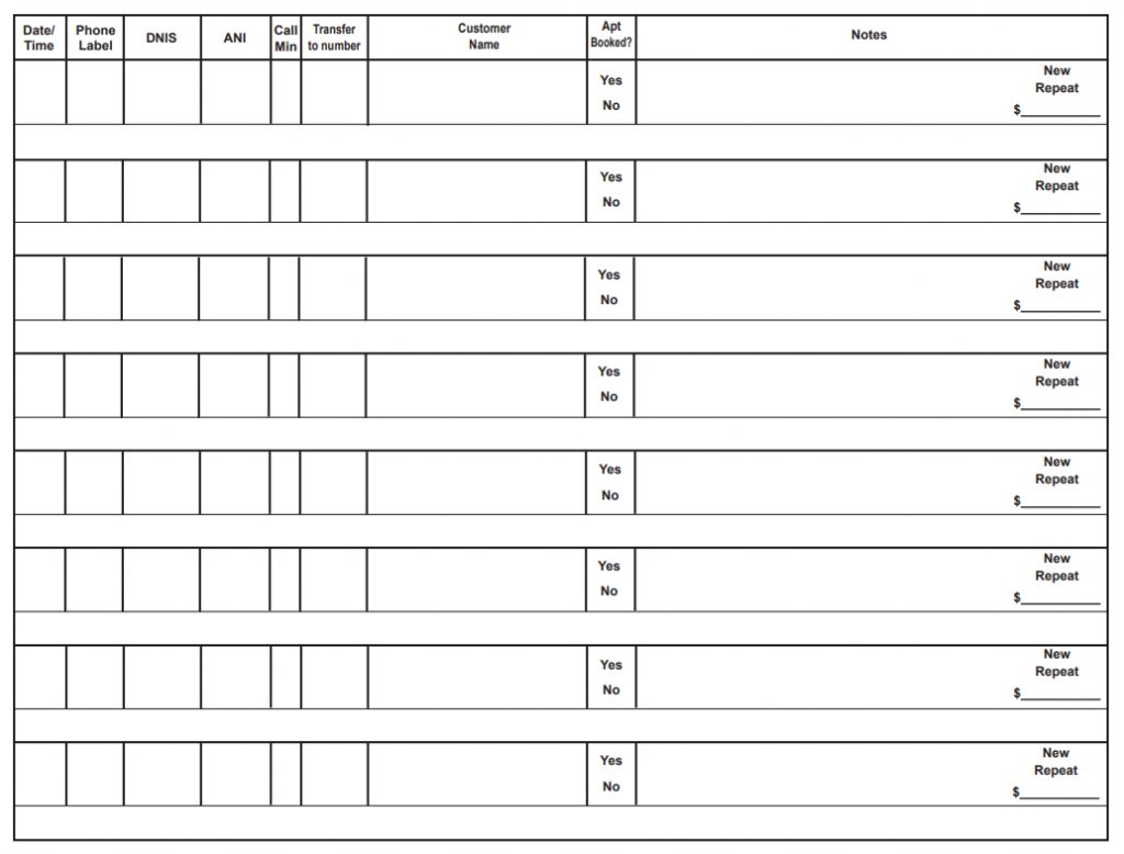 Call Monitor Form